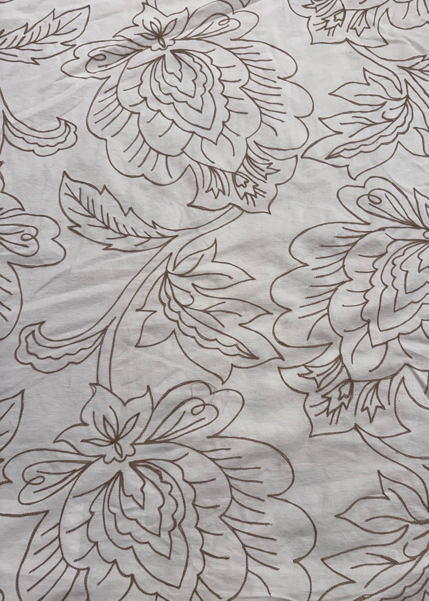 Large Embroidered Floral