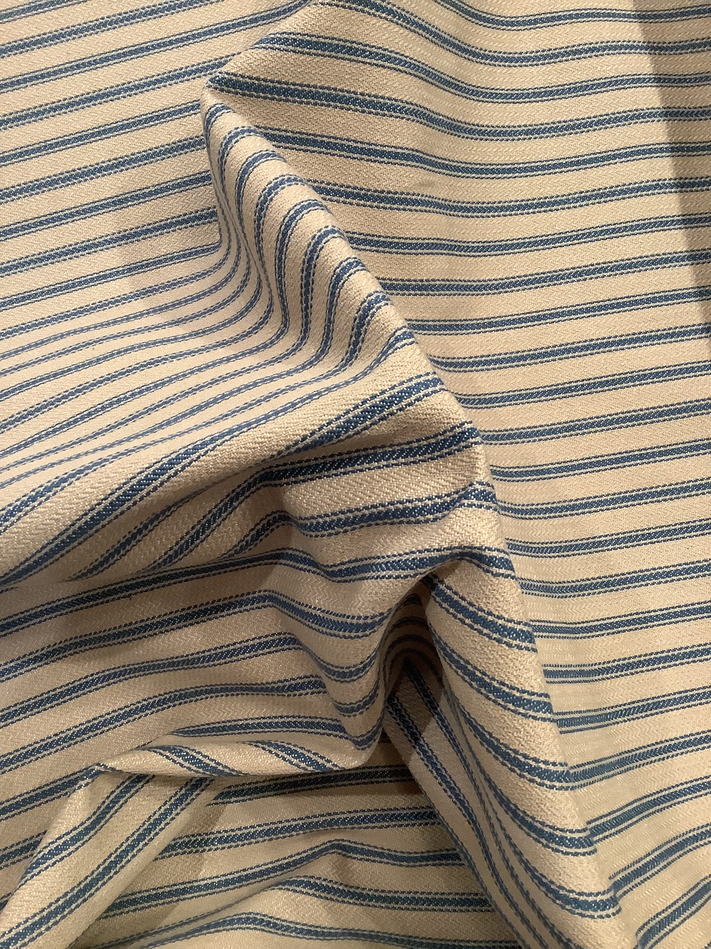 Blue Hampton Ticking