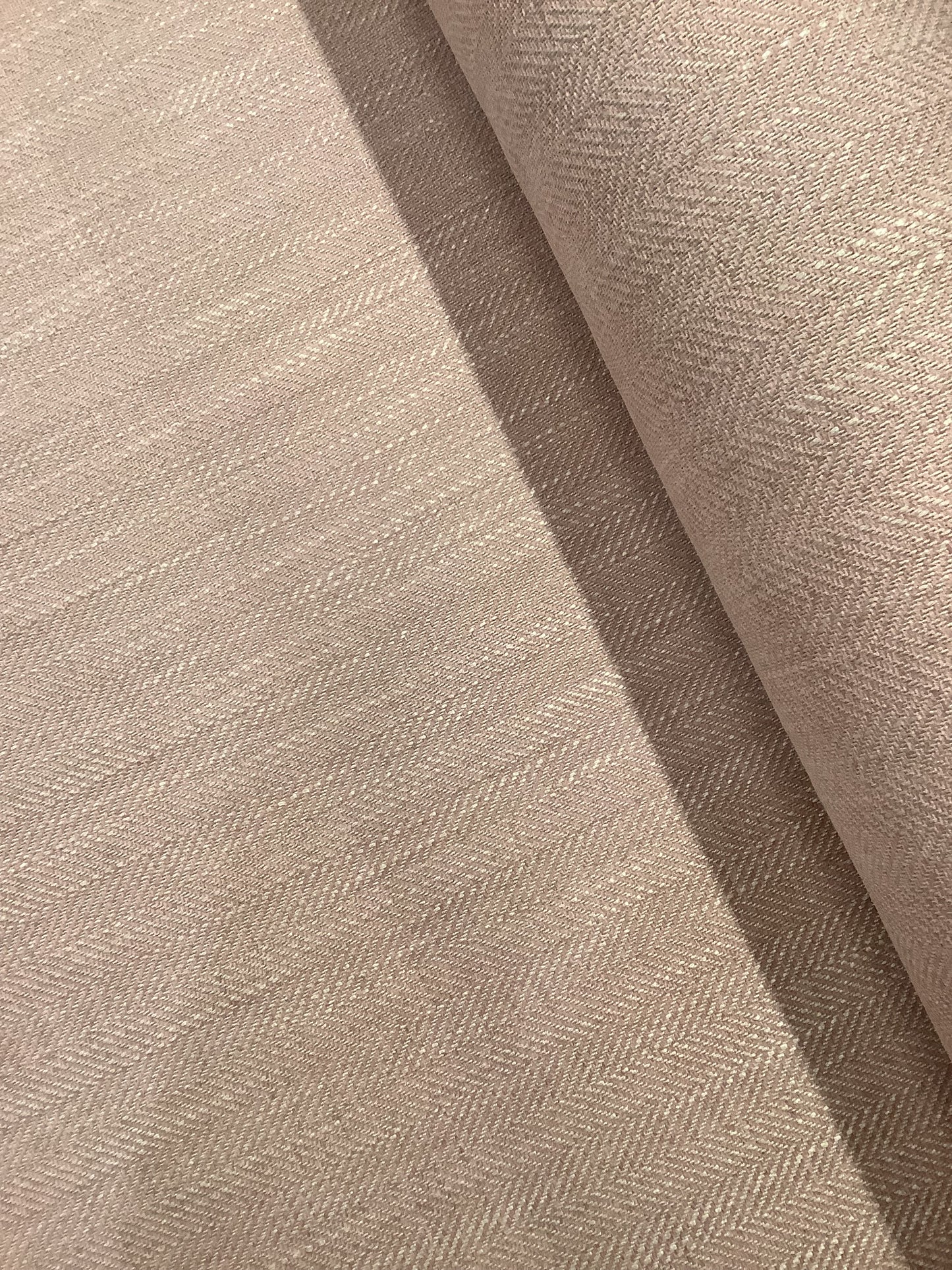 Rose Pink Herringbone