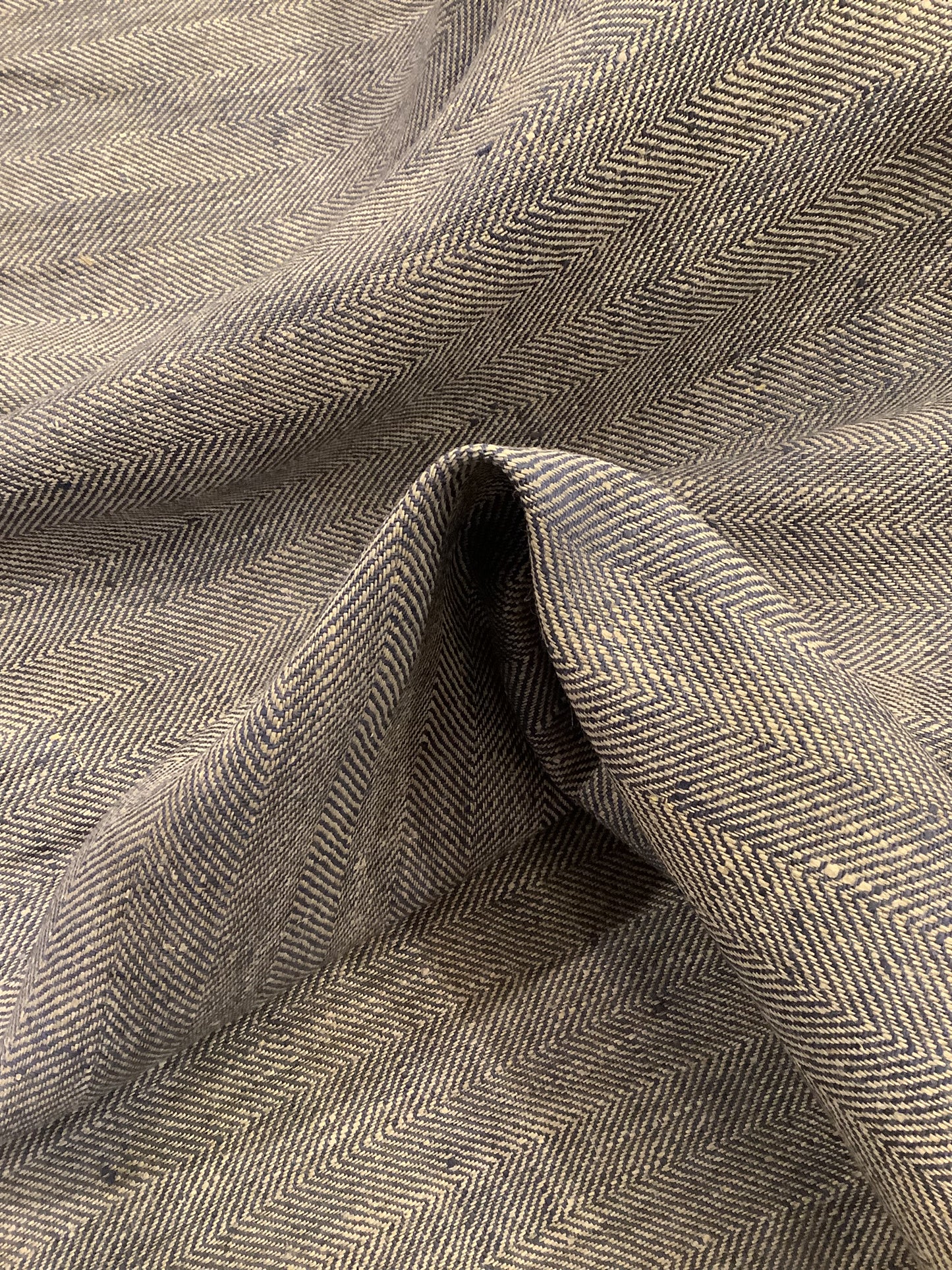 Navy Herringbone