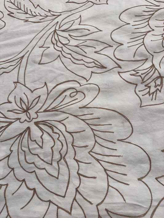 Large Embroidered Floral