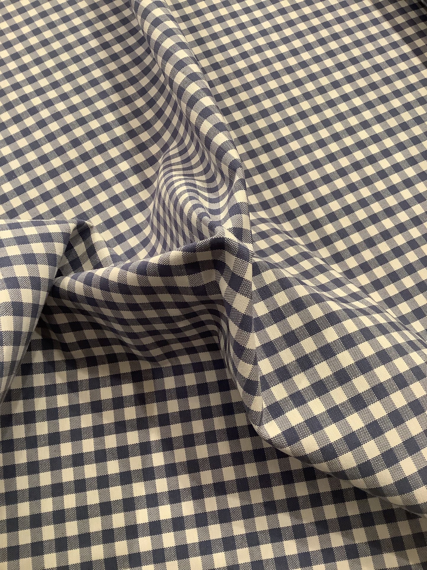 Small Blue Gingham Check