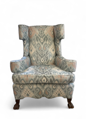 Colefax and Fowler Melior Wing Back Chair