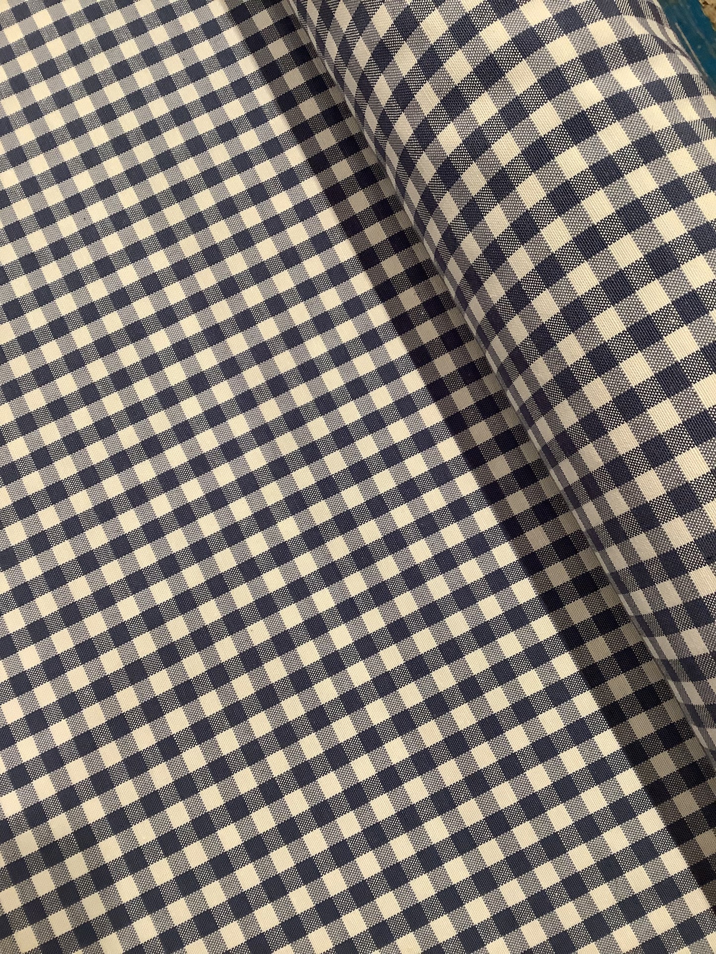Small Blue Gingham Check