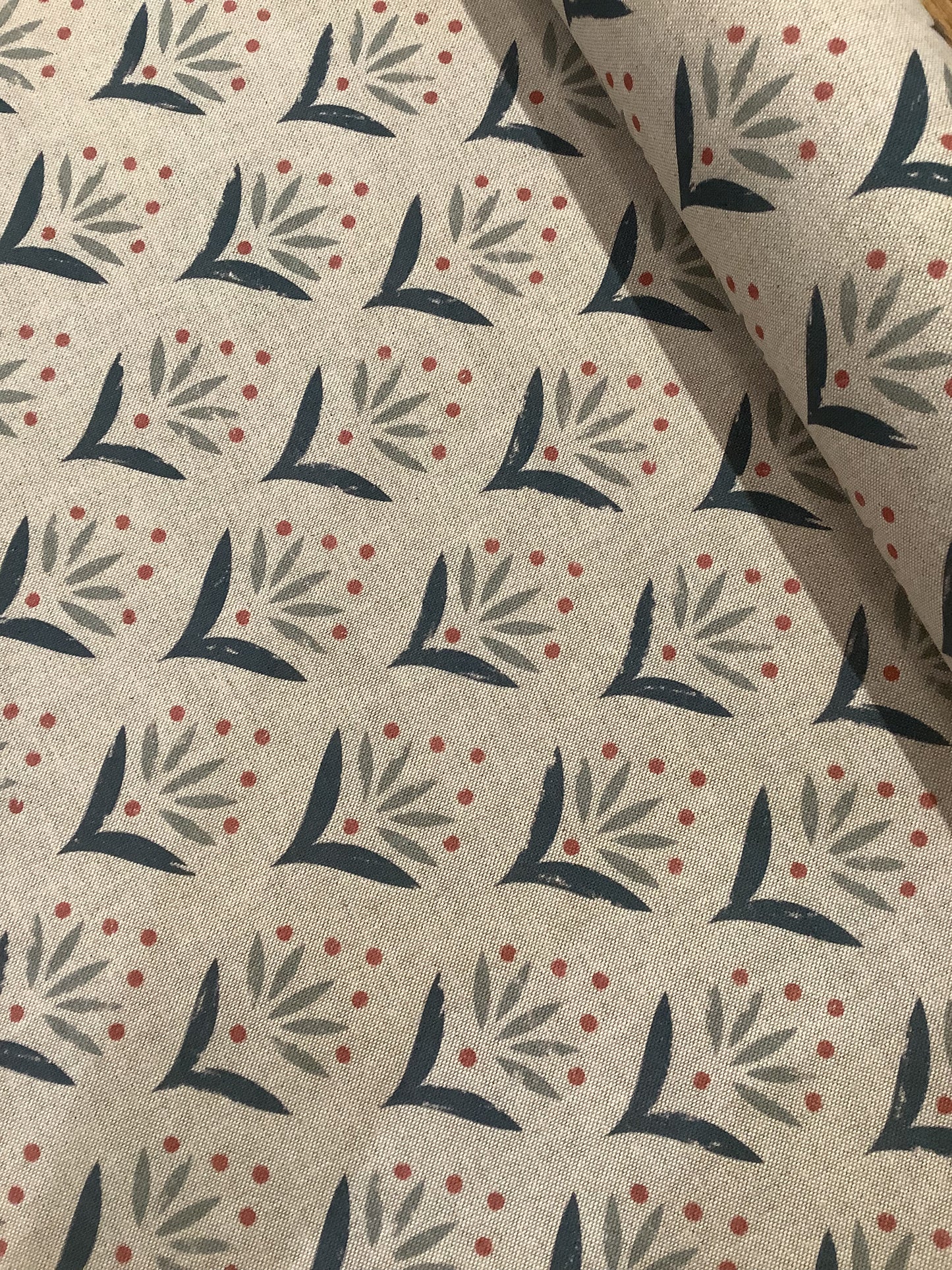 Berry Block Print