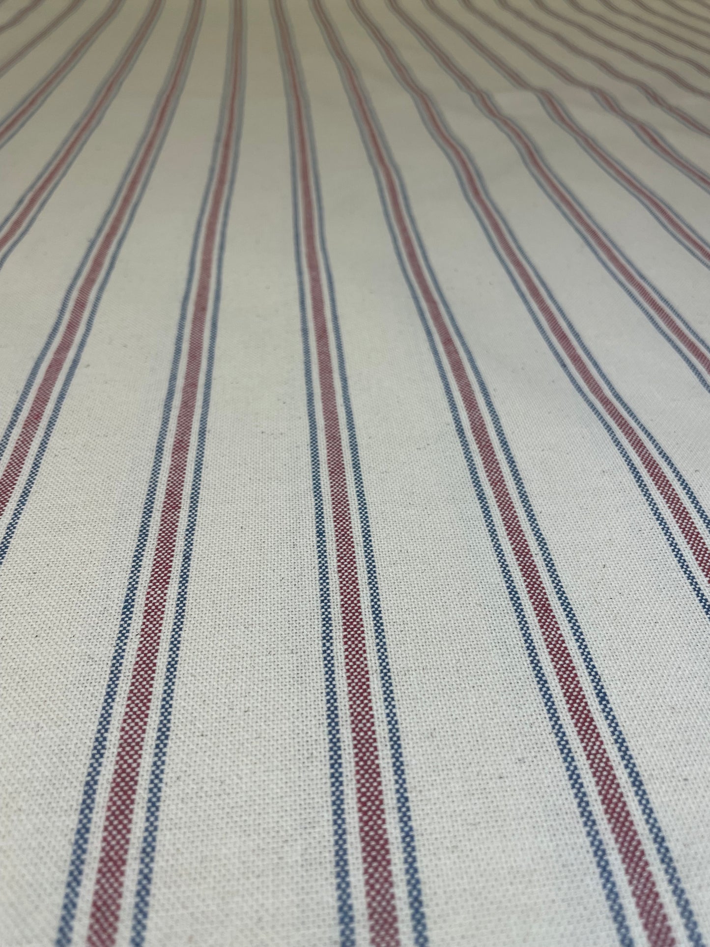 Blue and Red Stripe Palace Ticking