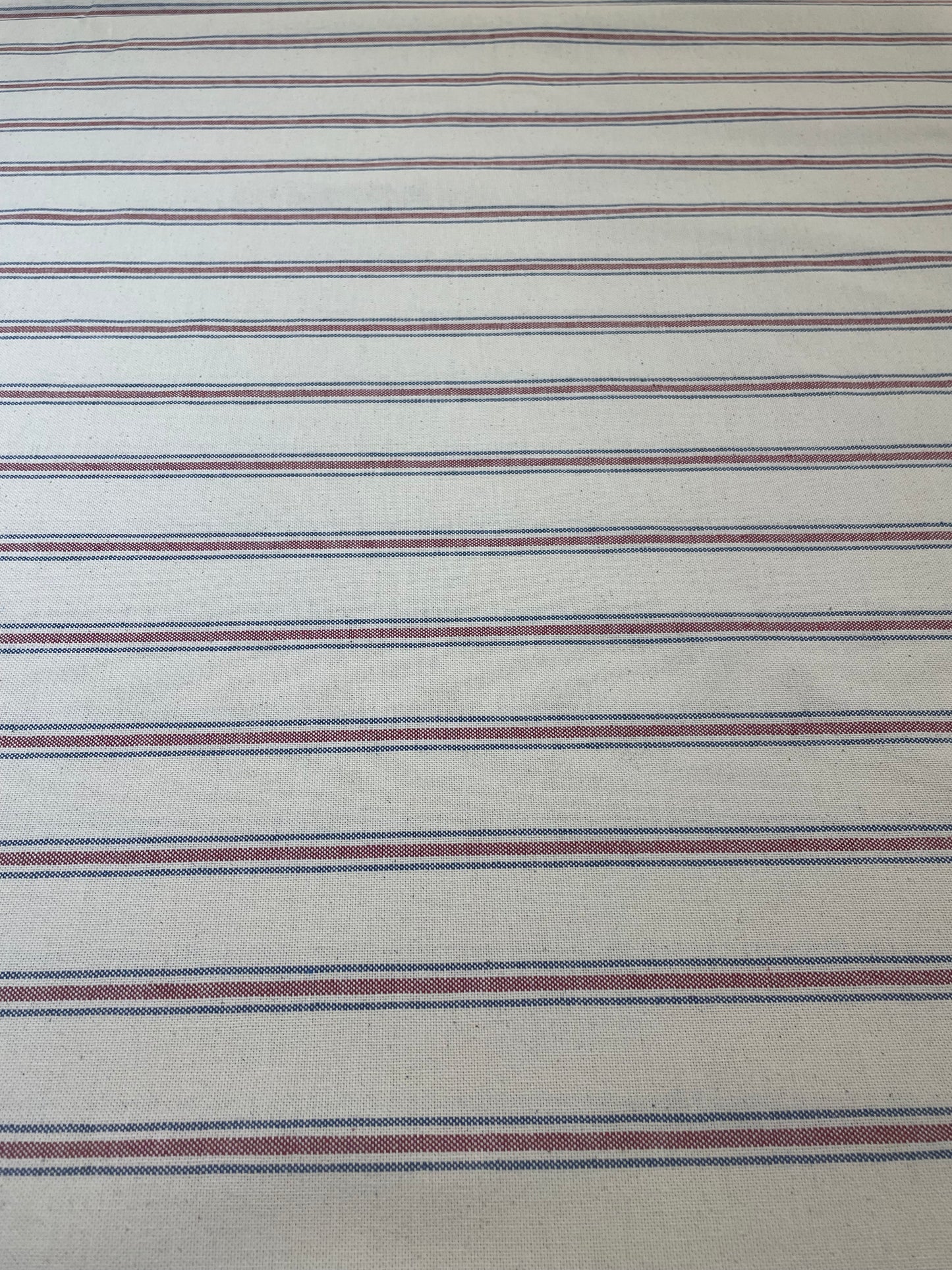 Blue and Red Stripe Palace Ticking