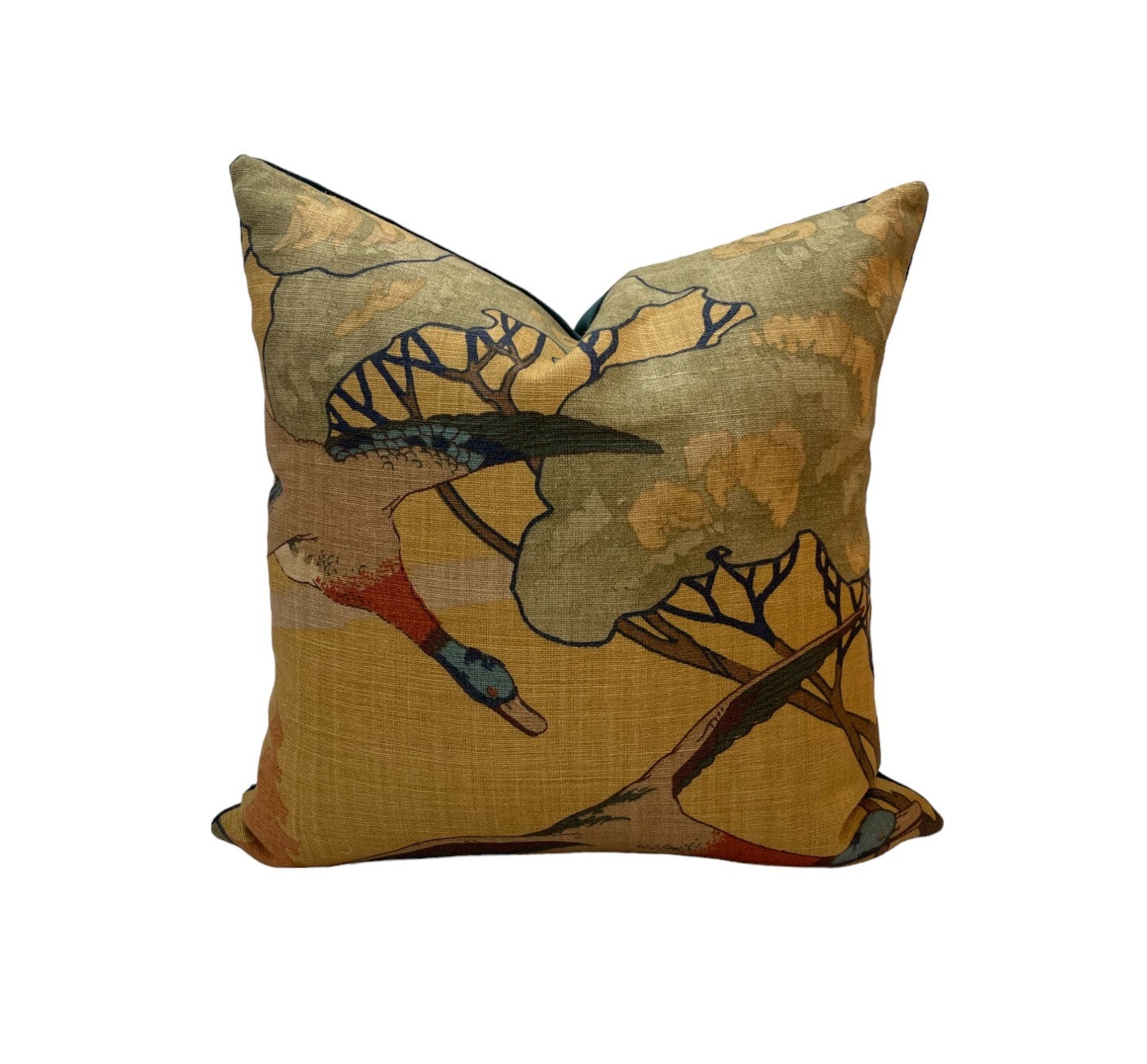 Mulberry Flying Ducks Cushion