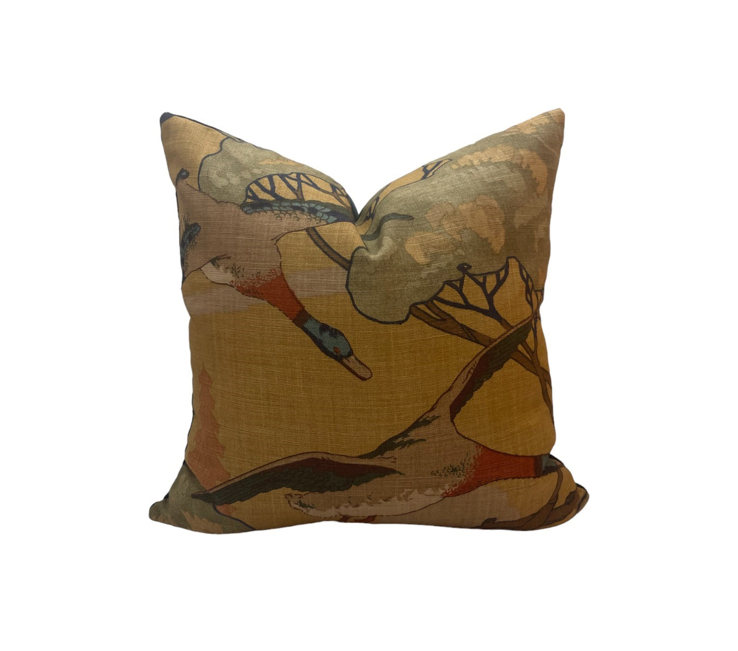 Mulberry Flying Ducks Cushion