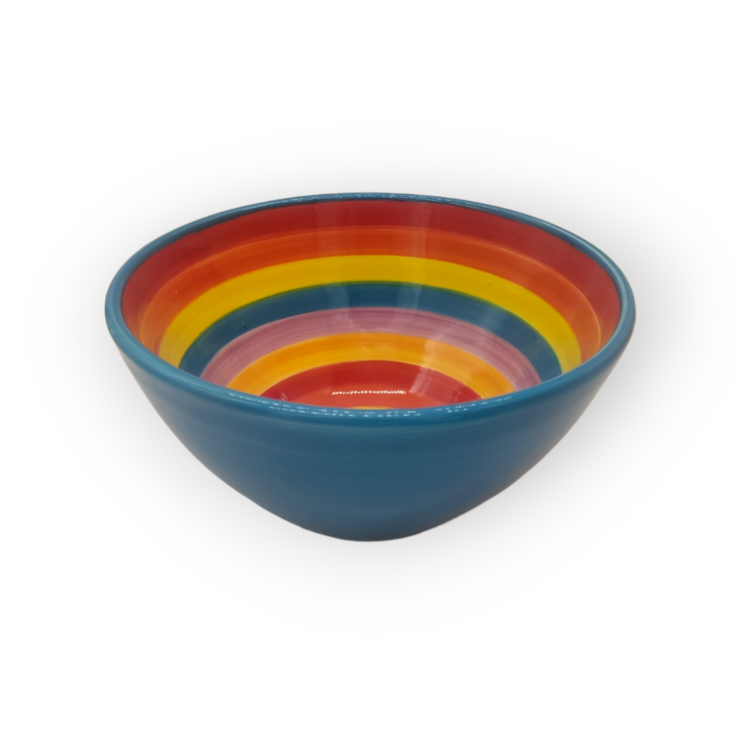 Iris Coloured Stripe Bowl