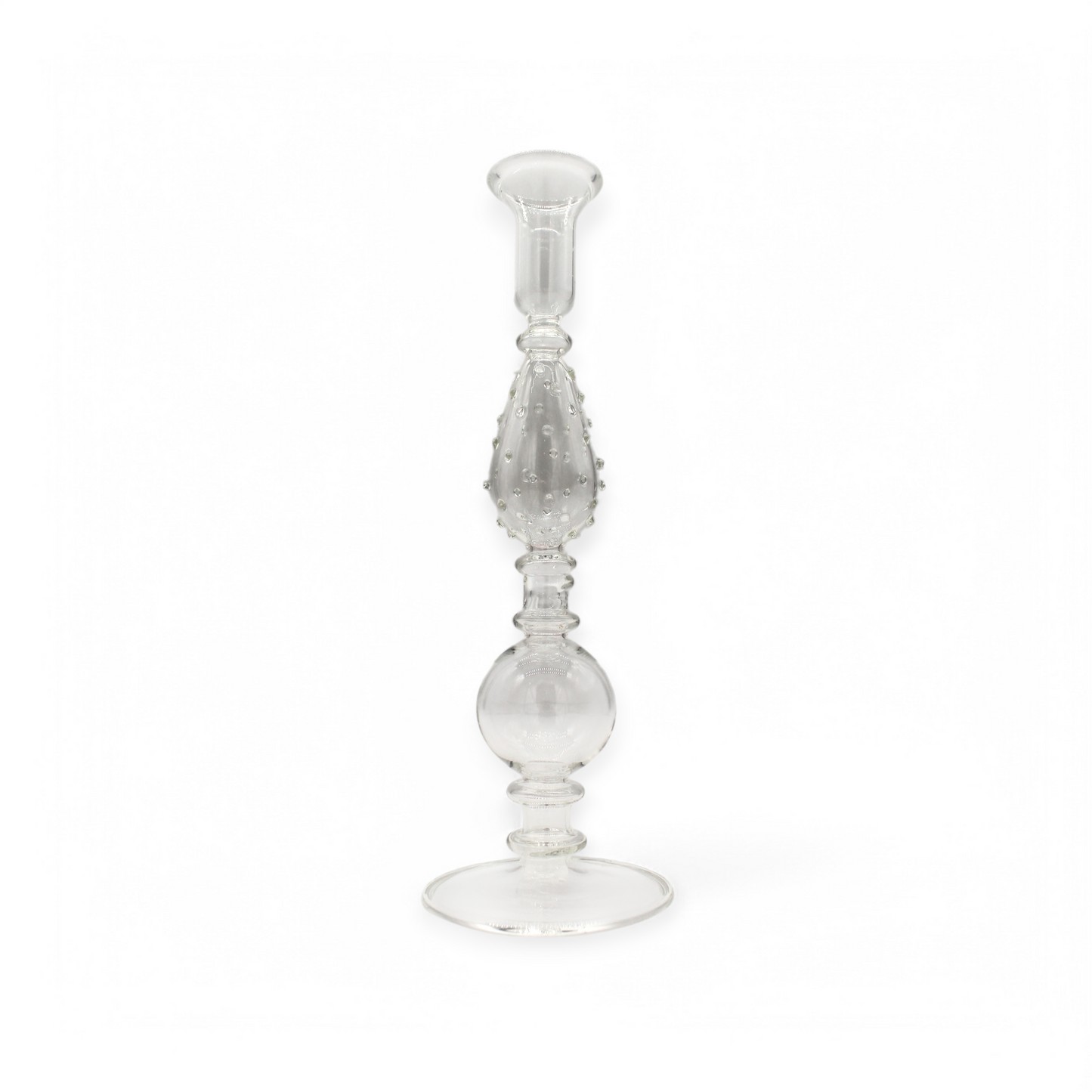 Genie Glass Candle Holder - Upstairs Downstairs Interiors