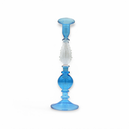 Genie Glass Candle Holder - Upstairs Downstairs Interiors