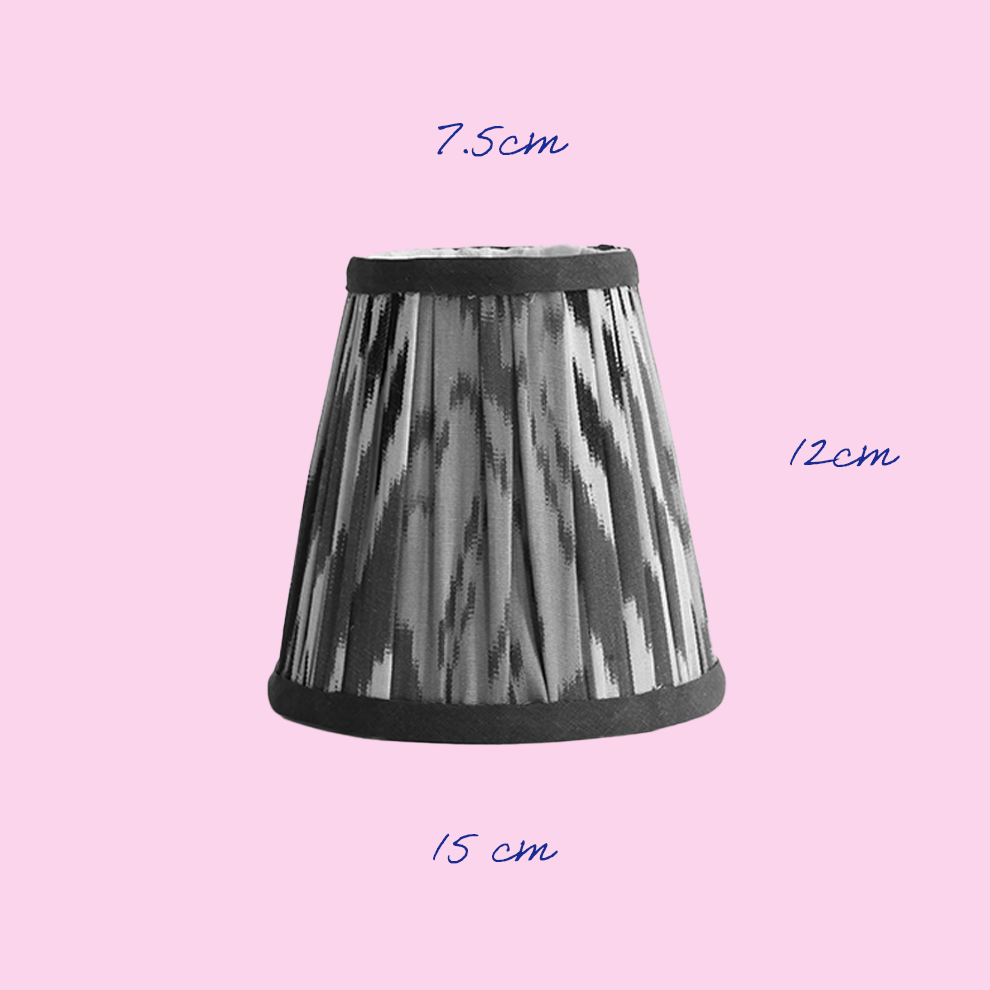 15cm Customer Own Fabric Gathered Lampshade