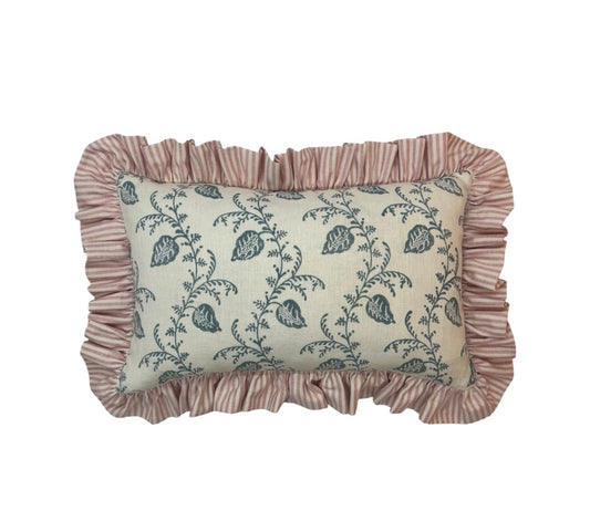 Colefax & Fowler Felicity Blue Rectangle Cushion