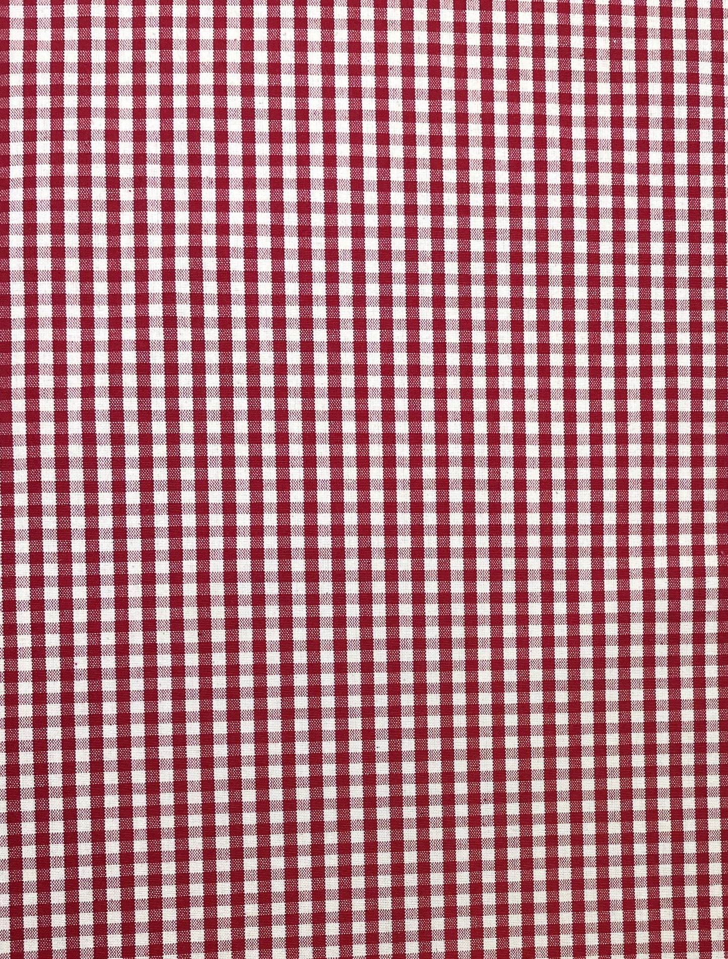 Small Red Gingham Check