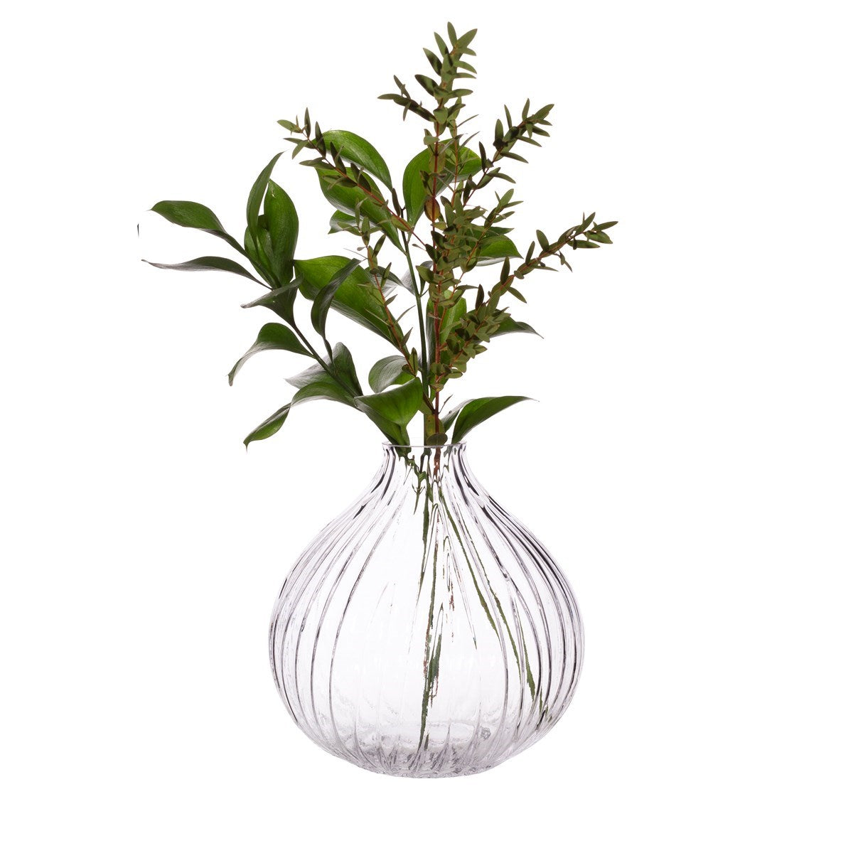 Round Fluted Vase