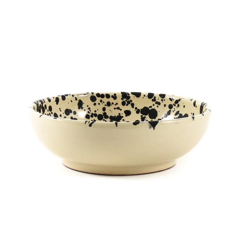 Black Splatter Bowl