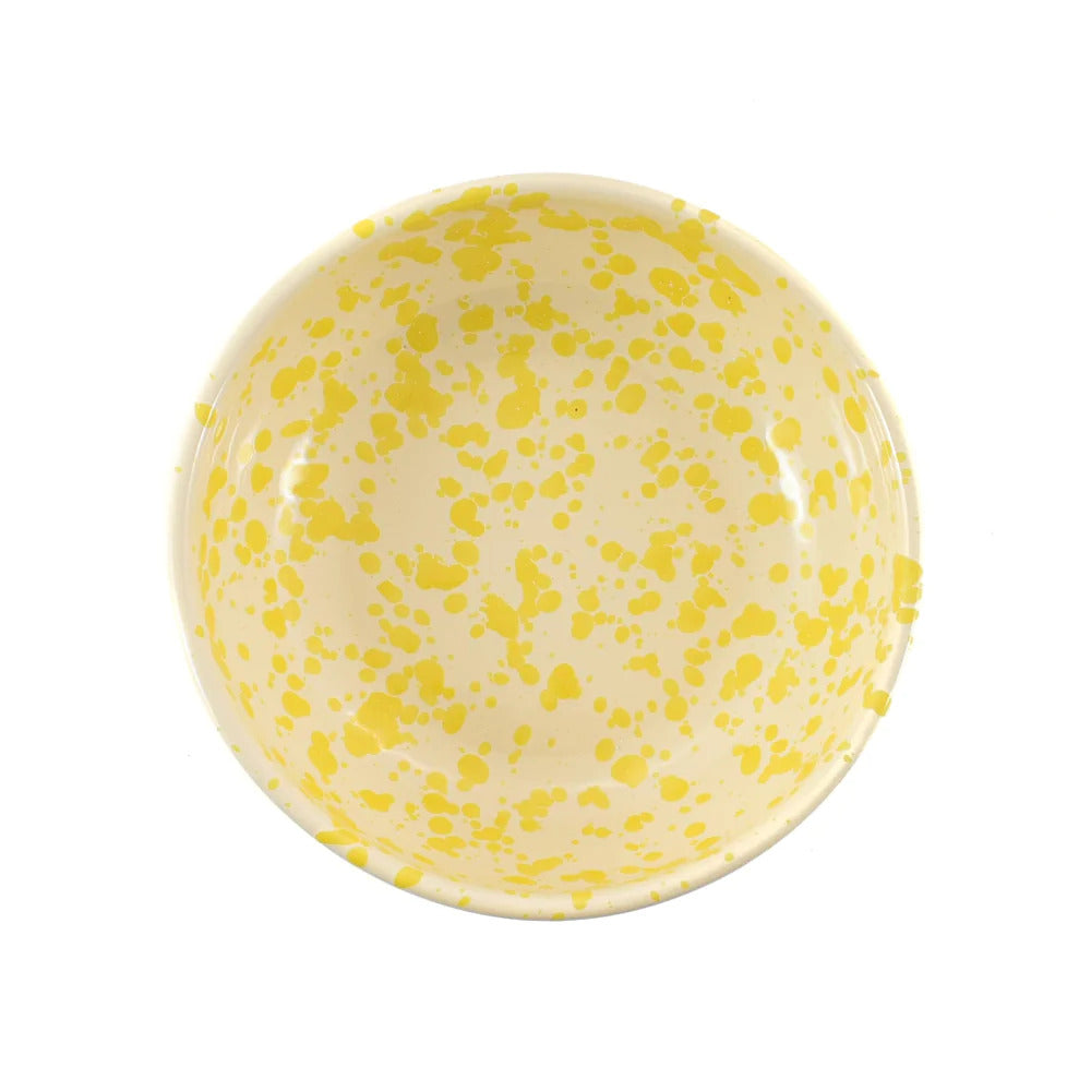 Yellow Splatter Bowl