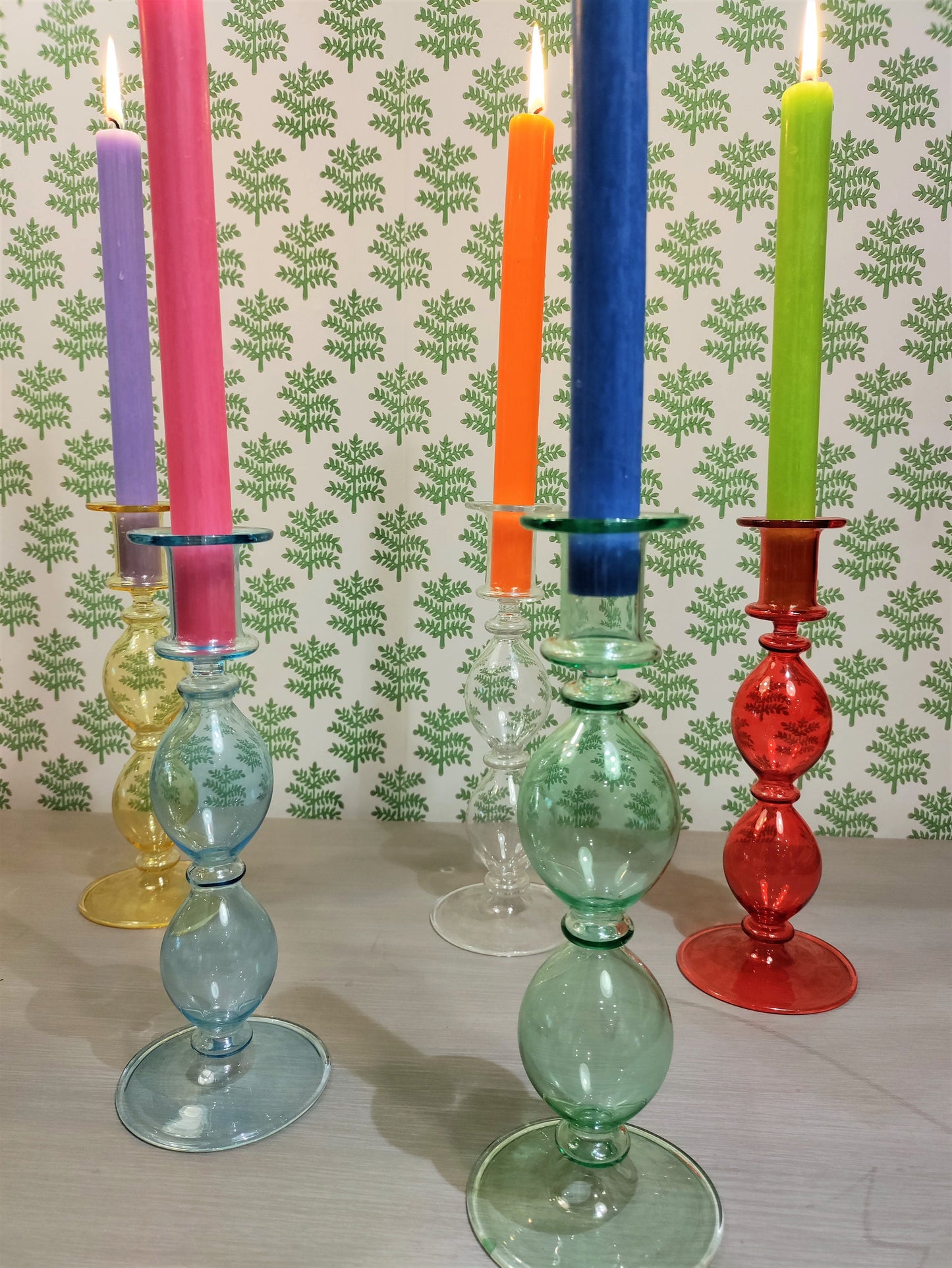 Short Bubble Candle Holder - Upstairs Downstairs Interiors