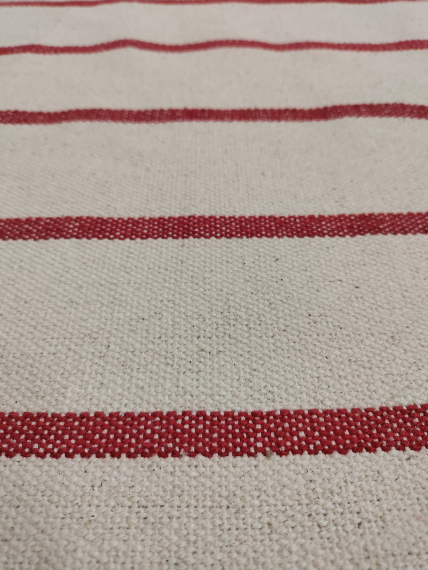 Austin Stripe - Red - Upstairs Downstairs Interiors