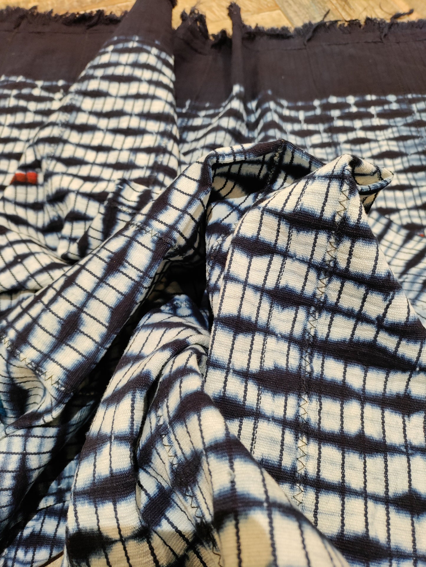 Denim Traditional Mudcloth - Upstairs Downstairs Interiors