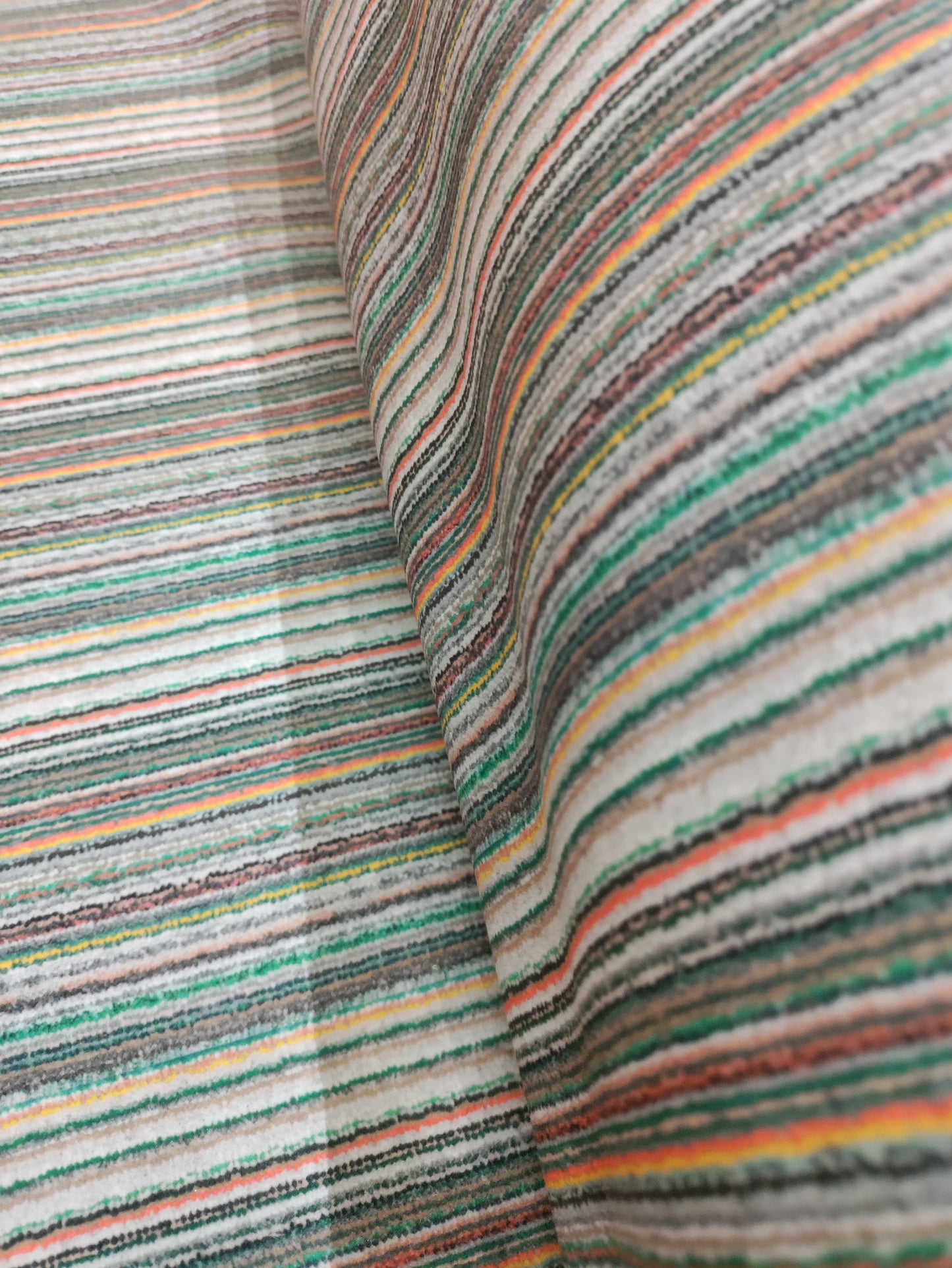 Forest Stripe Velvet - Upstairs Downstairs Interiors