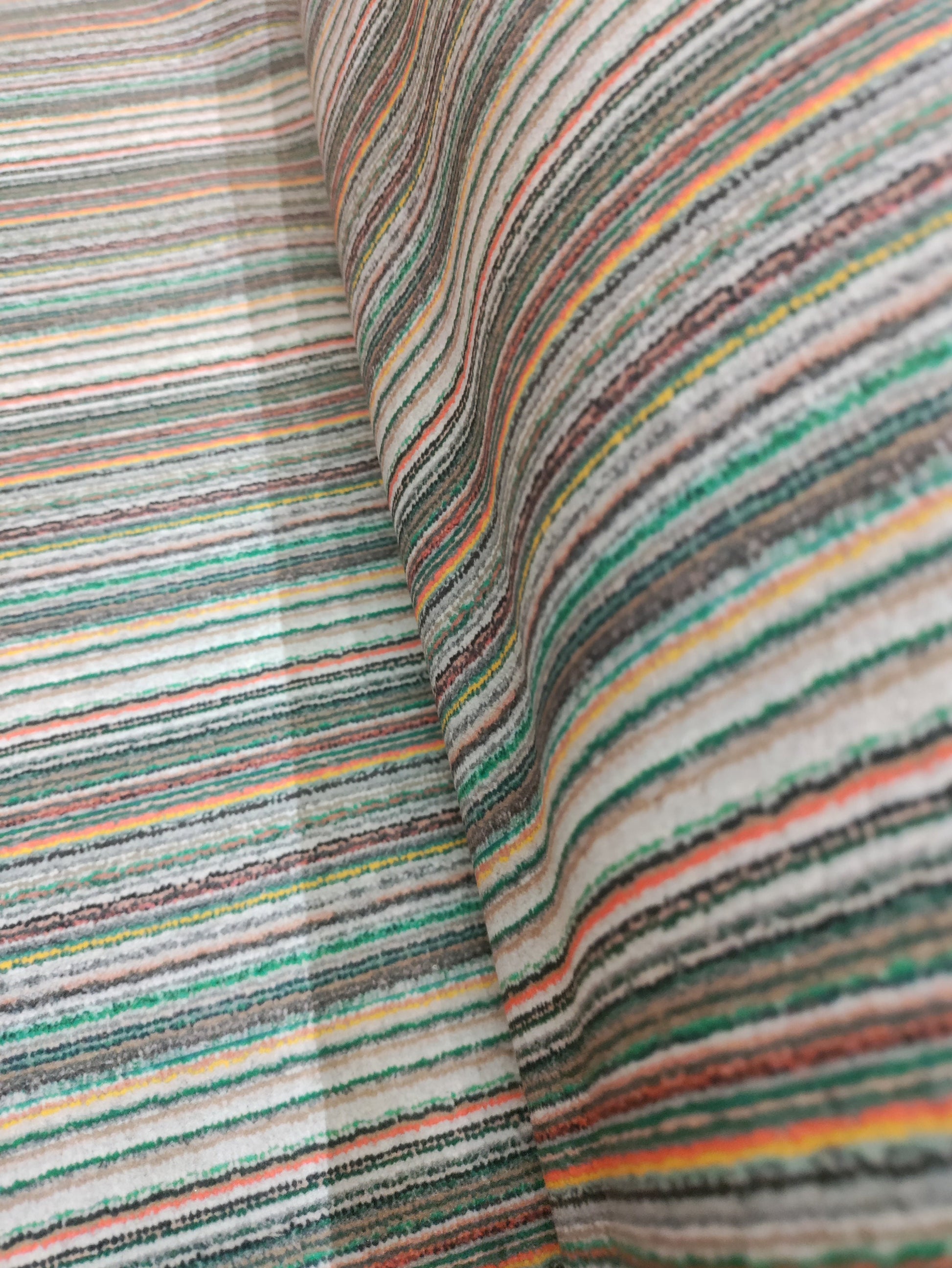 Forest Stripe Velvet - Upstairs Downstairs Interiors