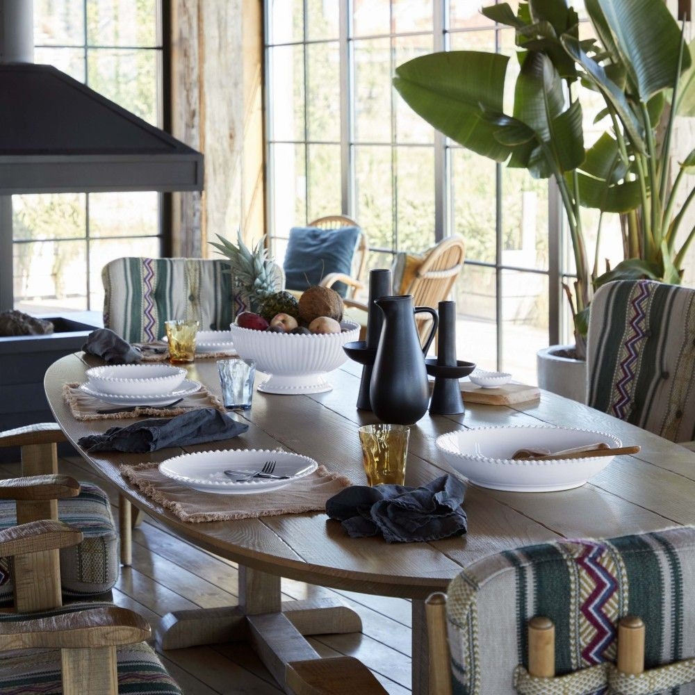 Pearl White Pasta Bowl