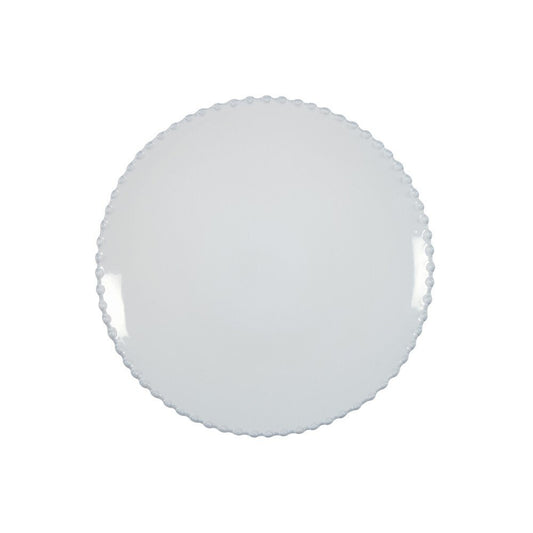 Pearl White Dinner Plate - Upstairs Downstairs Interiors