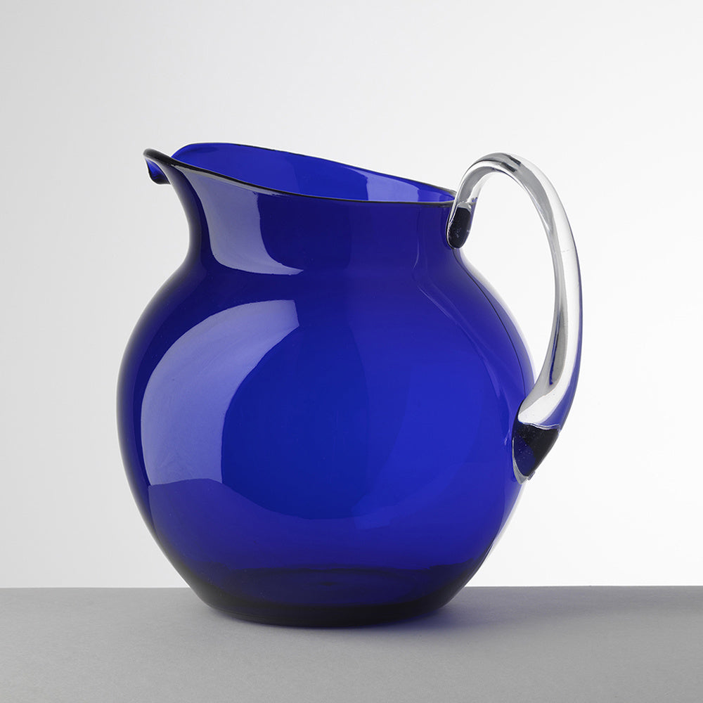 Royal Blue Acrylic Pitcher - Upstairs Downstairs Interiors