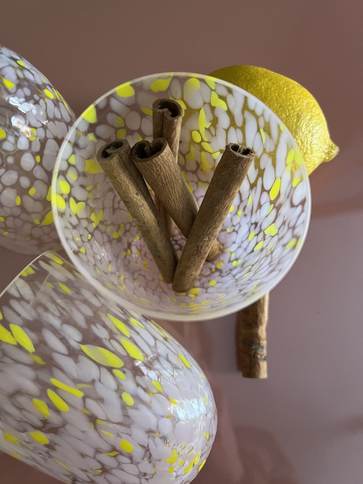 Confetti Tumbler - Rosa & Yellow