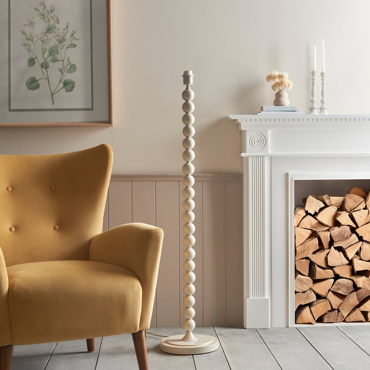 Bobble Floor Lamp - Dove
