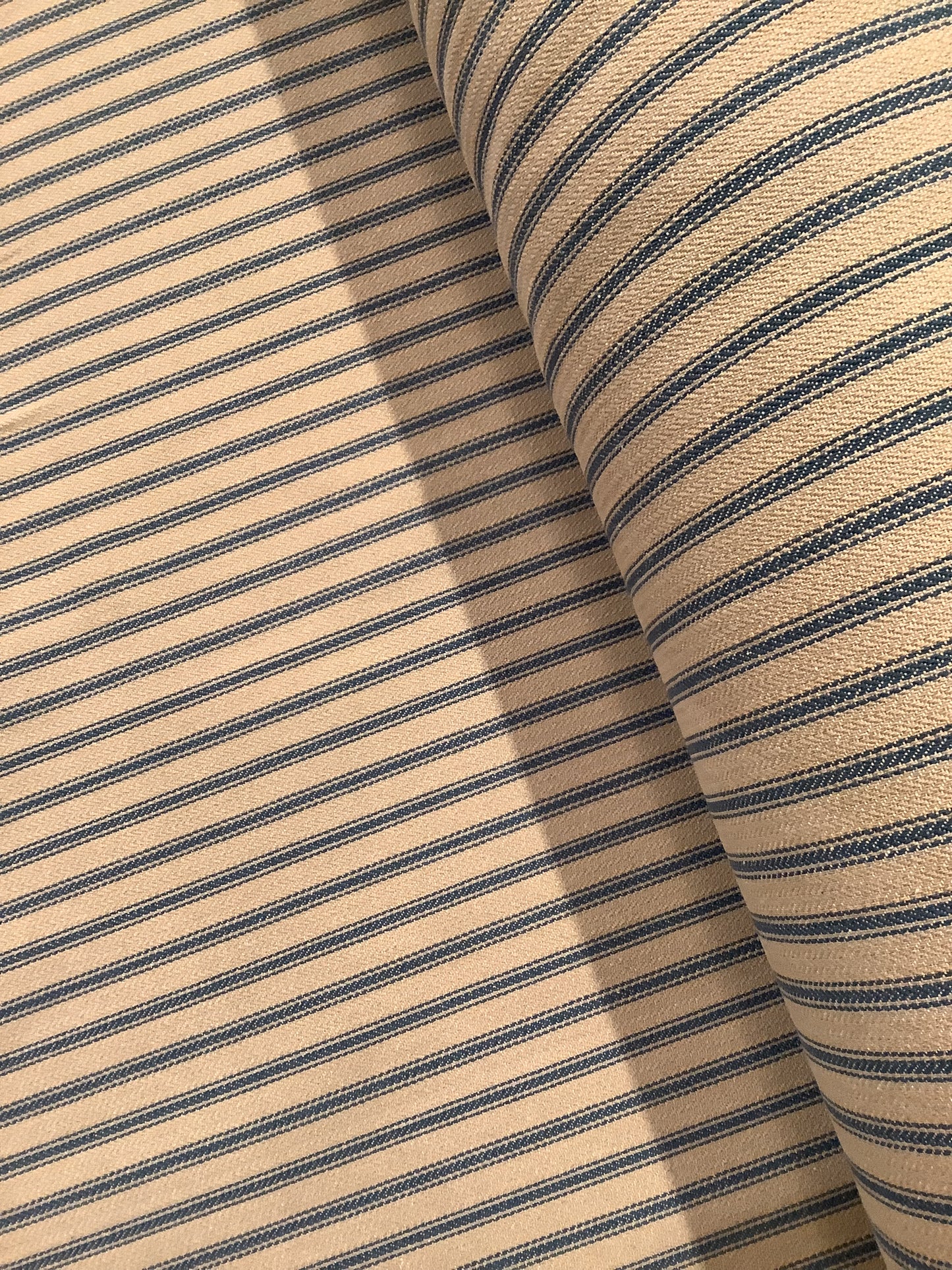 Blue Hampton Ticking