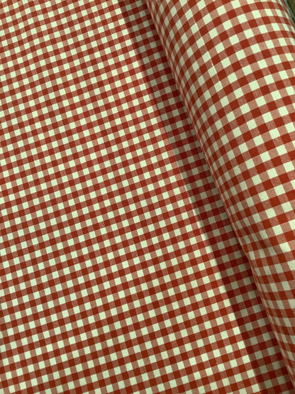 Red Gingham Check