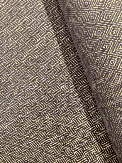 Navy Blue Geometric Weave