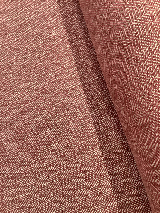 Ruby Red Geometric Weave