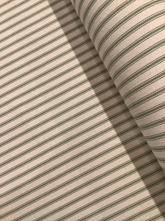 Green Hampton Ticking