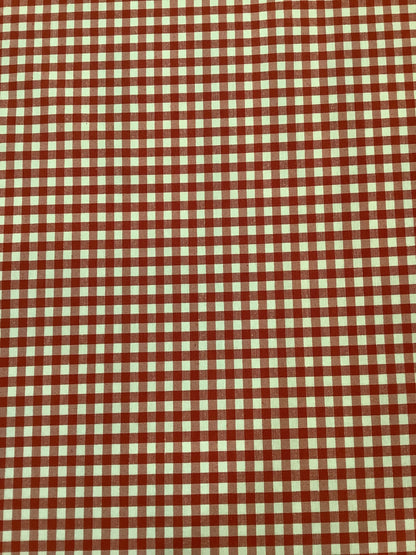 Red Gingham Check