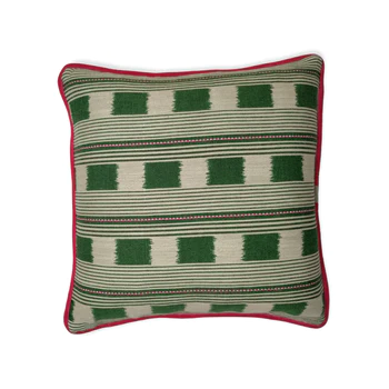 Christopher Farr Lost & Found Green Cushion