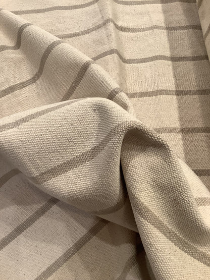 Austin Stripe - Natural - Upstairs Downstairs Interiors