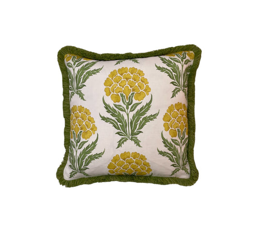 Alison Gee Jade Yellow Cushion