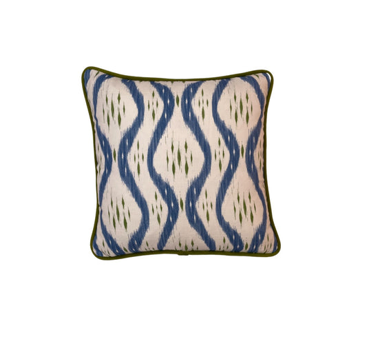 Alison Gee Kabir Bright Blue Cushion