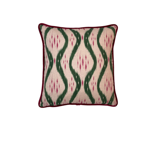 Alison Gee Kabir Emerald Cushion