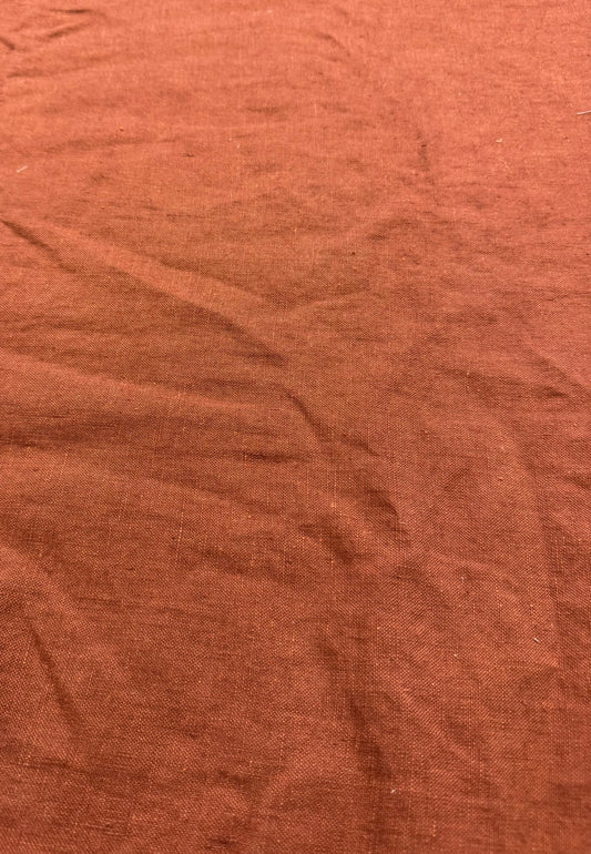 Burnt Orange Linen