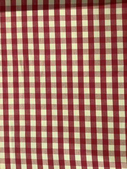 Raspberry Pink Gingham Check