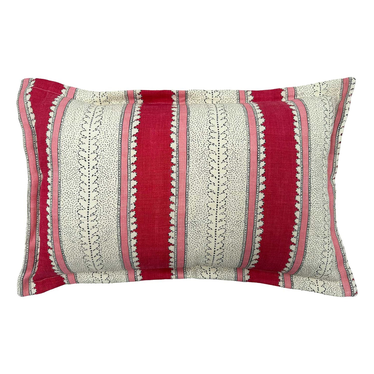Linwood Dimity Dragon Fruit Cushion