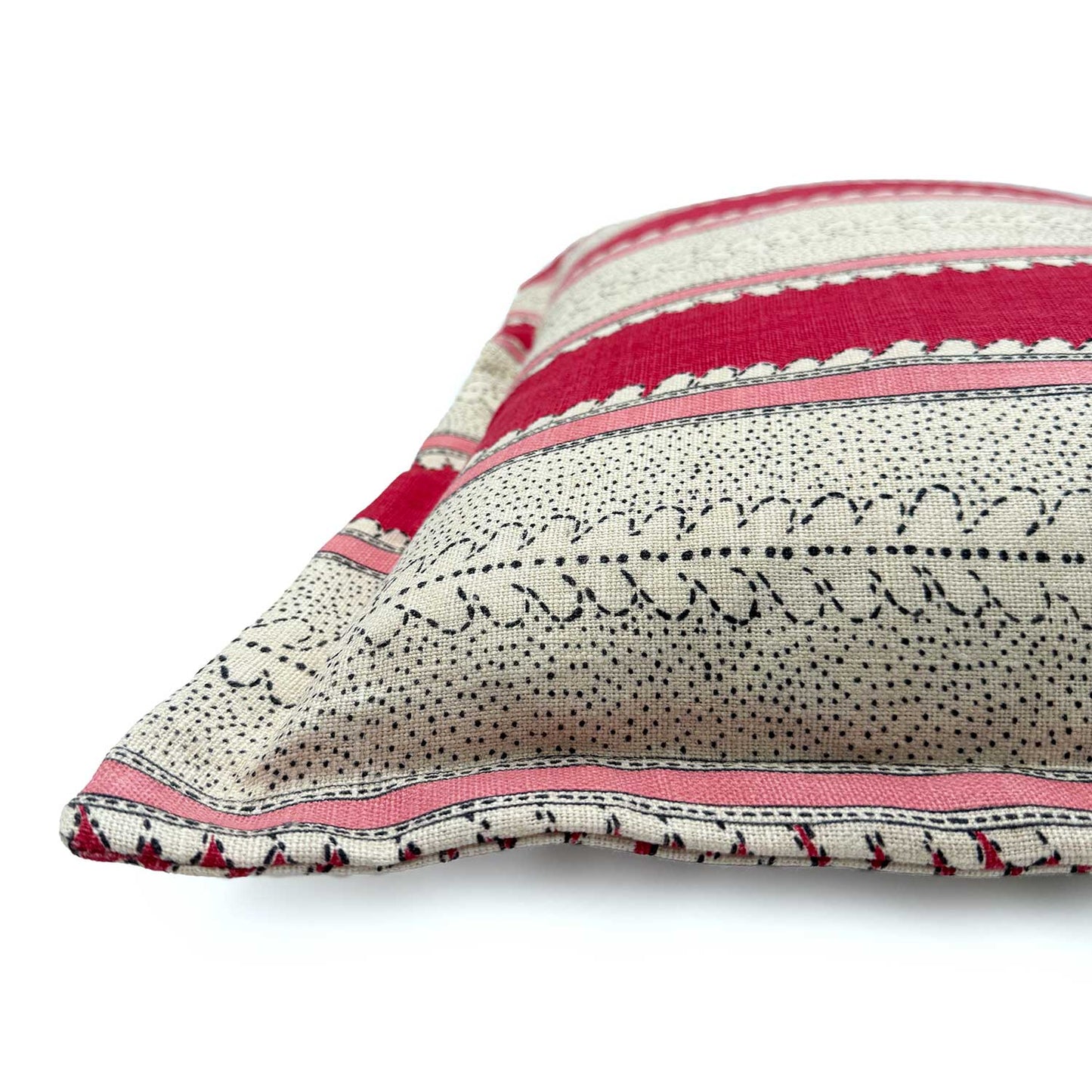 Linwood Dimity Dragon Fruit Cushion