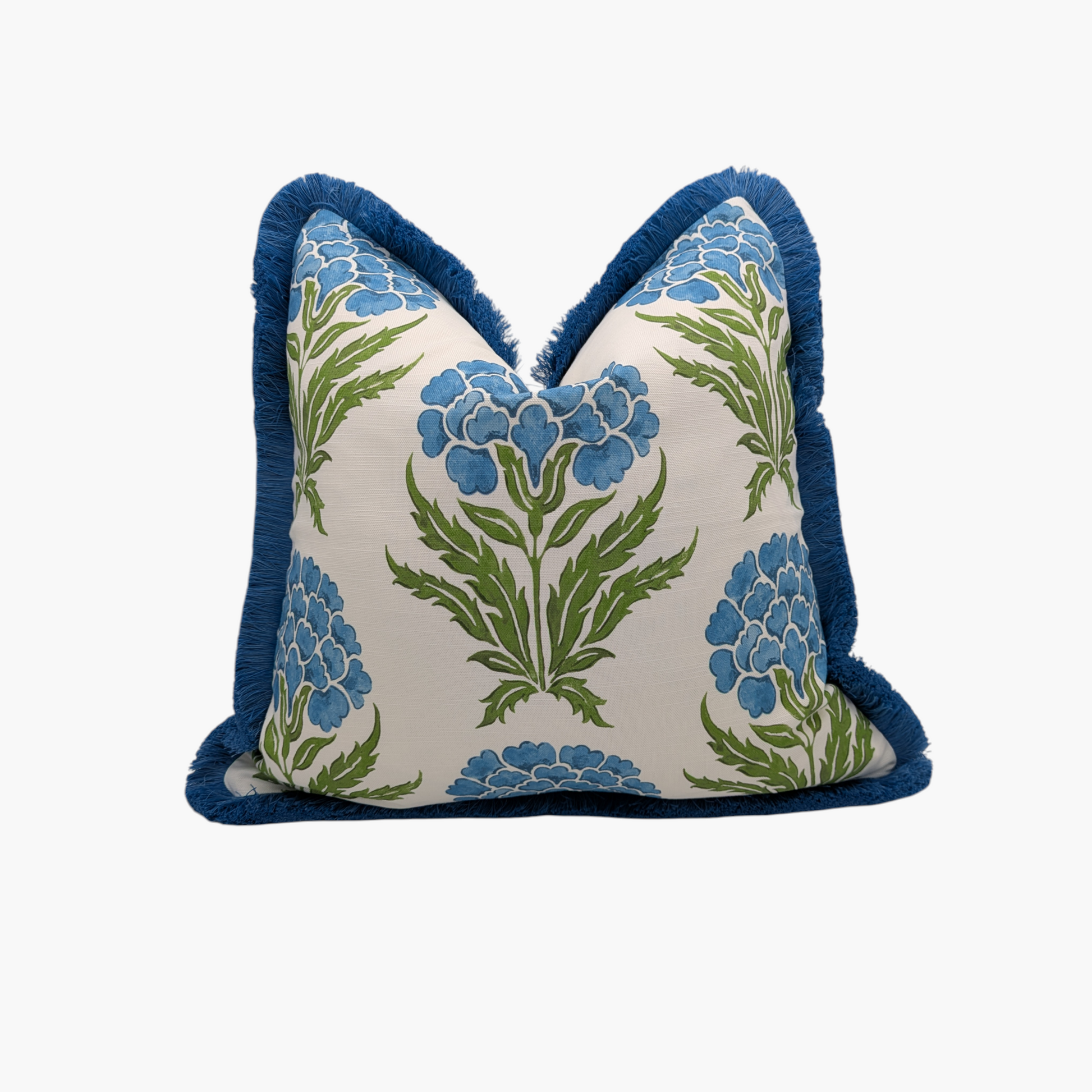 Alison Gee Jade Bright Blue Cushion - Upstairs Downstairs Interiors