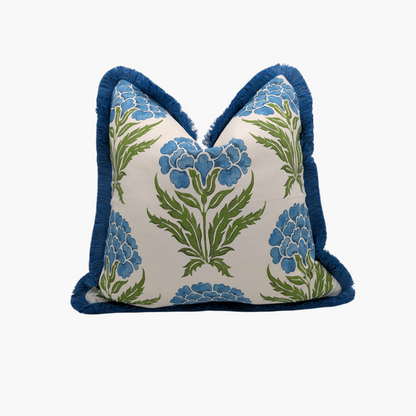 Alison Gee Jade Bright Blue Cushion - Upstairs Downstairs Interiors