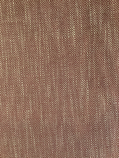 Ruby Red Geometric Weave